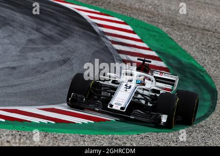 Marcus Ericsson (SWE) Sauber C37. 29.06.2018. Formula 1 World Championship, Rd 9, Gran Premio d'Austria, Spielberg, Austria, Giorno della pratica. Il credito fotografico dovrebbe essere: XPB/Press Association Images. Foto Stock