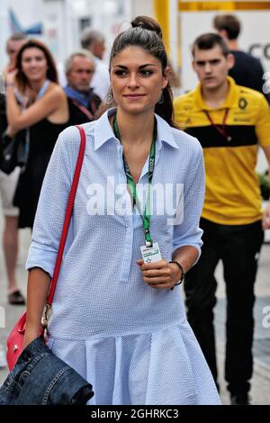 Linda Morselli, ragazza di Fernando Alonso (ESP) McLaren. 02.09.2018. Campionato del mondo formula 1, Rd 14, Gran Premio d'Italia, Monza, Italia, Giorno di gara. Il credito fotografico dovrebbe essere: XPB/Press Association Images. Foto Stock