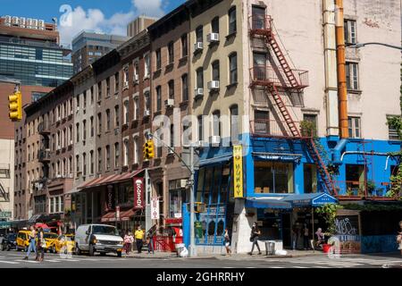 Un ristorante indiano, Murray Hill, NYC Foto Stock