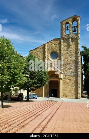 Arezzo Toscana Italia. Basilica di San Domenico Foto Stock