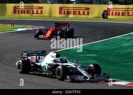 Valtteri Bottas (fin) Mercedes AMG F1 W10. Gran Premio del Giappone, domenica 13 ottobre 2019. Suzuka, Giappone. 13.10.2019. Formula 1 World Championship, Rd 17, Gran Premio del Giappone, Suzuka, Giappone, Domenica. Il credito fotografico dovrebbe essere: XPB/Press Association Images. Foto Stock