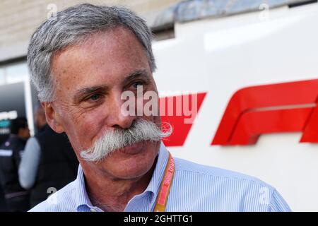 Chase Carey (USA) Presidente del Gruppo di Formula uno. 01.11.2019. Formula 1 World Championship, Rd 19, United States Grand Prix, Austin, Texas, USA, Practice Day. Il credito fotografico dovrebbe essere: XPB/Press Association Images. Foto Stock