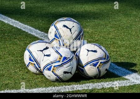 Vicenza, Italia. 07 settembre 2021. Pallone ufficiale UEFA-FIFA durante i qualificatori Euro 2023 - Italia U21 vs Montenegro, Campionato europeo di calcio UEFA a Vicenza, Italia, Settembre 07 2021 Credit: Agenzia indipendente di Foto/Alamy Live News Foto Stock