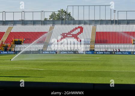 Vicenza, Italia. 07 settembre 2021. Stadio di Vicenza durante i qualificatori Euro 2023 - Italia U21 vs Montenegro, Campionato europeo di calcio UEFA a Vicenza, Italia, Settembre 07 2021 Credit: Agenzia fotografica indipendente/Alamy Live News Foto Stock