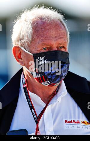 Dr Helmut Marko (AUT) Red Bull Motorsport Consultant. 30.04.2021. Formula 1 World Championship, Rd 3, Gran Premio di Portogallo, Portimao, Portogallo, Giorno della pratica. Il credito fotografico dovrebbe essere: XPB/Press Association Images. Foto Stock