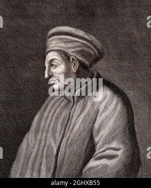 Cosimo il Vecchio conosciuto anche come Cosimo de Medici, 1389 – 1464 Foto Stock