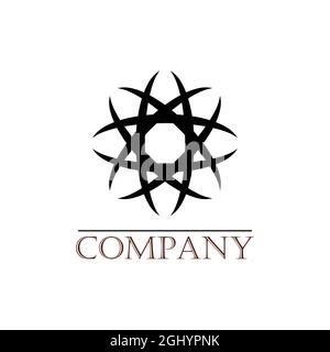 logo personalizzato con il nome dell'azienda Illustrazione Vettoriale