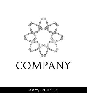 logo personalizzato con il nome dell'azienda Illustrazione Vettoriale