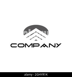 immagine del logo personalizzata con il nome dell'azienda Illustrazione Vettoriale