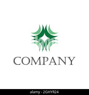 logo aziendale realizzato in base alle vostre esigenze Illustrazione Vettoriale