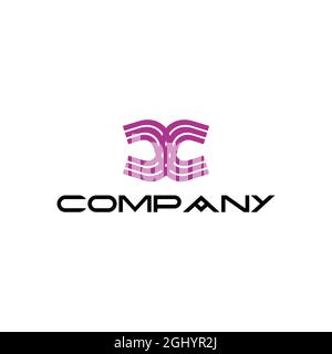 immagine del logo personalizzata con il nome dell'azienda Illustrazione Vettoriale