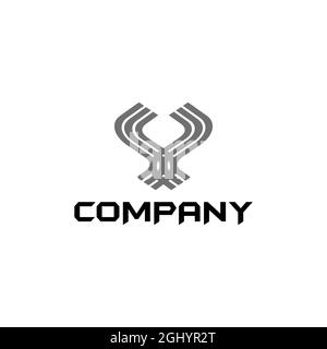 logo personalizzato con il nome dell'azienda Illustrazione Vettoriale