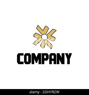 logo personalizzato con il nome dell'azienda Illustrazione Vettoriale