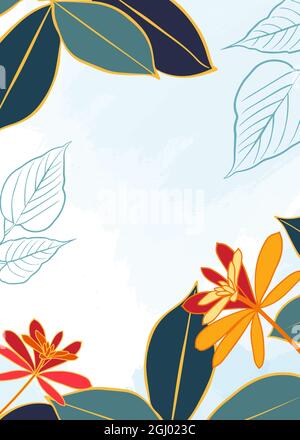 Moderni modelli d'arte universale. Adatto per biglietti d'auguri, biglietti per le vacanze, biglietti aziendali e inviti. Disegno astratto. Illustrazione vettoriale. Doo Illustrazione Vettoriale