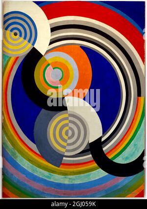 Opera di Robert Delaunay - decorazione murale per il Salon des Tuileries - 1938 - No 2 Foto Stock