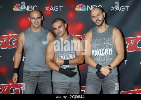 Los Angeles, California. 7 Settembre 2021. Rialcris agli arrivi per L'AMERICA GOT TALENT Live Show Red Carpet, Dolby Theatre, Los Angeles, CA 7 settembre 2021. Credit: Priscilla Grant/Everett Collection/Alamy Live News Foto Stock