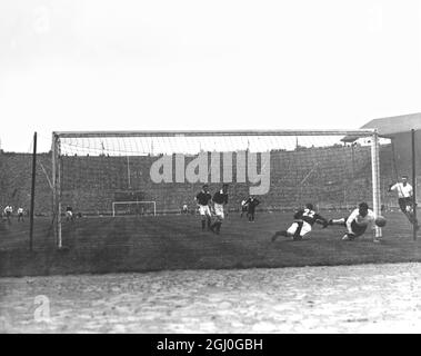 1933 fa Cup Final Everton contro Manchester City Wembley Stadium Foto Stock