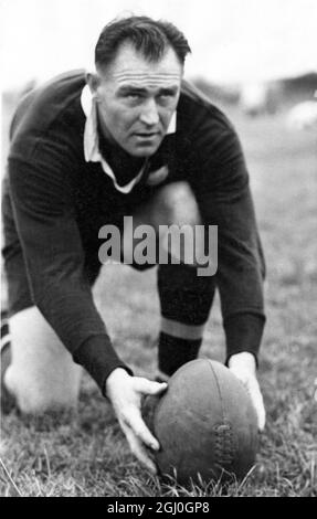 Don Clarke - New Zealand Full Back 29 ottobre 1963 Foto Stock