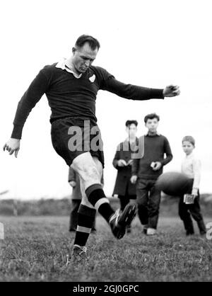 Don Clarke - New Zealand Full Back 29 ottobre 1963 Foto Stock