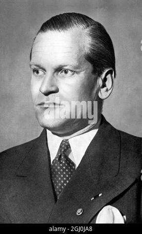 Dr. Karl Ritter von Halt, Presidente dell'Organizzazione per le IV Olimpiadi Wintersport a Garmisch-Partenkirchen 1936. ©TopFoto *** Didascalia locale *** Foto Stock