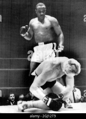 PUGILATO ALBERT WESTPHAL V SONNY LISTON 5 DICEMBRE 1961 Foto Stock