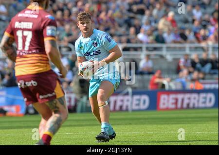 Newcastle, Inghilterra - 5 settembre 2021 - Jordan Crowther di Wakefield Trinity in azione durante il Rugby League Betfred Super League Magic Weekend Huddersfield Giants vs Wakefield Trinity al St James' Park Stadium, Newcastle, Regno Unito Foto Stock