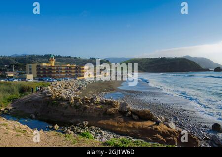 Rockaway Beach, pacifica, California, USA Foto Stock