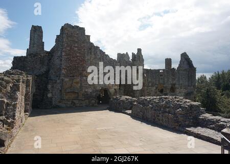 Dirleton Castello est Lothian Foto Stock