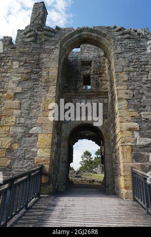 Dirleton Castello est Lothian Foto Stock