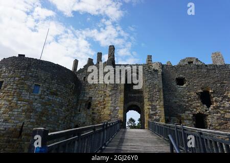 Dirleton Castello est Lothian Foto Stock