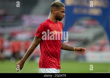 Curitiba, Brasile. 05 agosto 2021. André of Sport durante la partita di calcio Campeonato Brasileiro (Lega Brasiliana) tra Athletico Paranaense e Sport che si tiene presso lo stadio Arena da Baixada a Curitiba, Brasile. Credit: SPP Sport Press Photo. /Alamy Live News Foto Stock