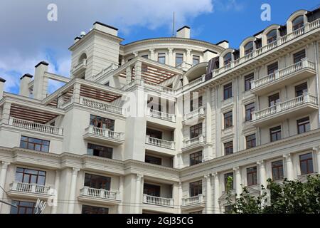 Appartamenti moderni nel centro della città di Tiraspol Foto Stock