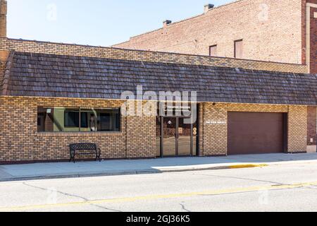 LUVERNE, MN, USA-21 AGOSTO 2021: Casa di Tollefson Publishing, editore della Star Hearald e Luverne Announcer. Foto Stock