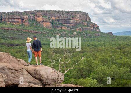 Nawurlandja Lookout verso Burrungkuy nel Parco Nazionale di Kakadu Foto Stock