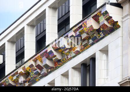 Londra, Inghilterra, Regno Unito - un edificio ad uso misto Eagle Place di Eric Parry Architects Foto Stock