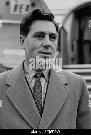 British Motor - ciclista Geoffrey Ernest Duke 6 dicembre 1955. Foto Stock