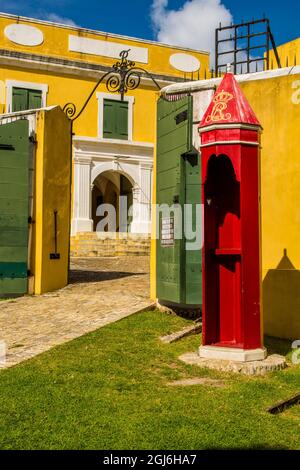 Fort Christiansted National Historic Site, Christiansted, St. Croix, Isole Vergini americane. Foto Stock