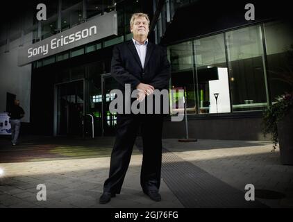 FILE** LUND 2011-09-27 Bert Nordberg Presidente e CEO di Sony Ericsson. Foto: Daniel Nilsson / SCANPIX / Kod 30425 Foto Stock