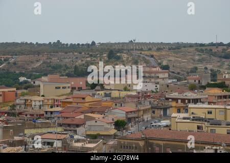 Alcune foto della bellissima città di noto, nel sud della Sicilia, scattate durante un viaggio in Sicilia nell'estate del 2021. Foto Stock