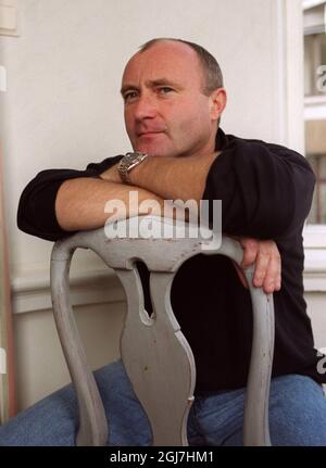 FILE 19991020, Phil Collins, cantautore inglese, batterista, pianista e attore. Foto: Leif R Jansson / SCANPIX Codice: 50020 Foto Stock