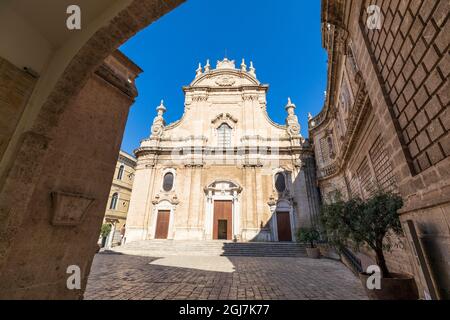 Italia, se Italia, provincia di Bari, regione Puglia, Monopoli. Cattedrale cattolica romana, Basilica della Madonna della Madia o Santa Maria della Foto Stock