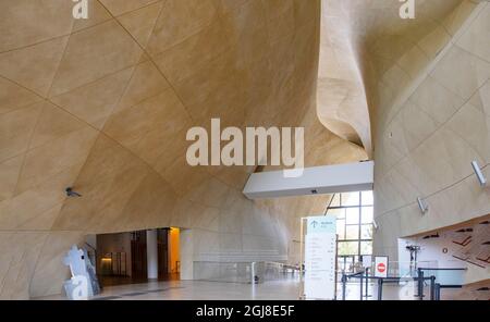 All'interno del Museo Polin di Storia degli Ebrei Polacchi. Foto Stock