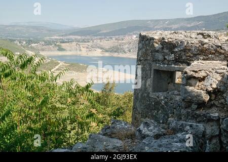 Fortezza austro-ungarica Drakuljica nei pressi di bileća (Republika Srpska, Bosnia-Erzegovina) Foto Stock