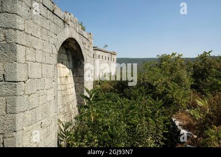 Fortezza austro-ungarica Drakuljica nei pressi di bileća (Republika Srpska, Bosnia-Erzegovina) Foto Stock