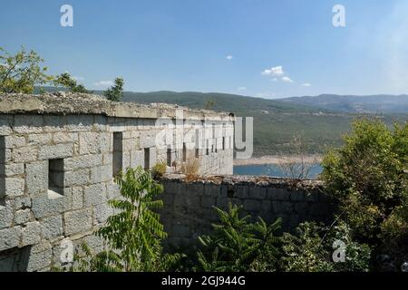 Fortezza austro-ungarica Drakuljica nei pressi di bileća (Republika Srpska, Bosnia-Erzegovina) Foto Stock