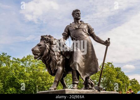 The Queen Victoria Memorial, Buckingham Palace, Londra, Inghilterra. Foto Stock
