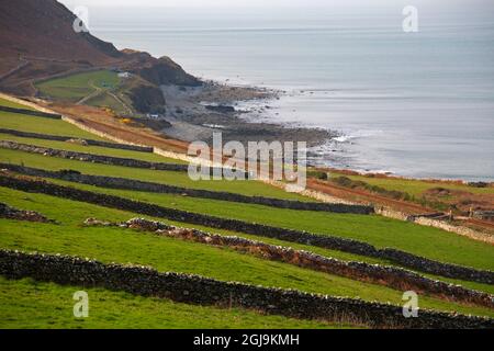 Gran Bretagna, Galles, Tywyn. Litorale di Tywyn a Gwynedd, Galles. Foto Stock