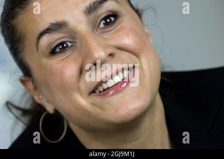 STOCCOLMA 20070516 mezzosoprano italiano Cecilia Bartoli è visto durante una visita a Stoccolma, Svezia. Bartoli ha ricevuto il Premio Polar Music 2016 Foto: Janerik Henriksson / SCANPIX / Kod 10010 Foto Stock
