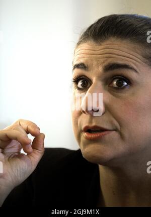 STOCCOLMA 20070516 mezzosoprano italiano Cecilia Bartoli è visto durante una visita a Stoccolma, Svezia. Bartoli ha ricevuto il Premio Polar Music 2016 Foto: Janerik Henriksson / SCANPIX / Kod 10010 Foto Stock
