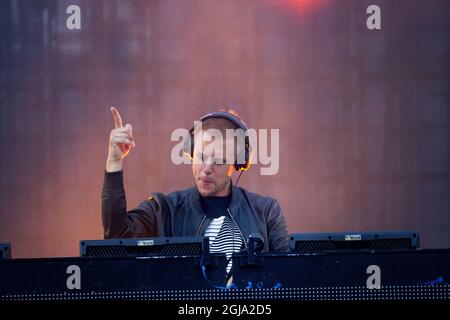 STOCCOLMA 20160610 Armin Van Buuren, DJ e produttore olandese, suona il 10 giugno 2016 al festival musicale Summerburst di Stoccolma, Svezia. Foto: Izabelle Nordfjell / TT / code 11460 Foto Stock